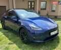 Синий Тесла Model Y, объемом двигателя 0 л и пробегом 45 тыс. км за 25990 $, фото 1 на Automoto.ua