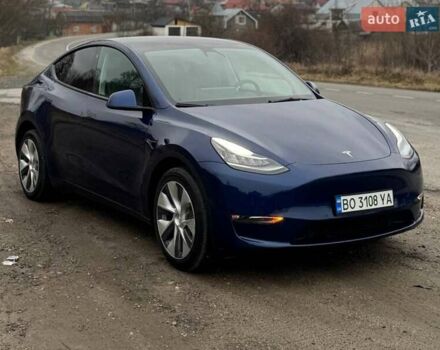 Синий Тесла Model Y, объемом двигателя 0 л и пробегом 30 тыс. км за 28800 $, фото 3 на Automoto.ua