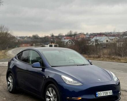 Синий Тесла Model Y, объемом двигателя 0 л и пробегом 30 тыс. км за 28900 $, фото 3 на Automoto.ua