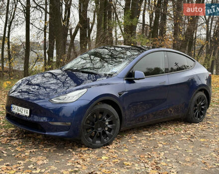 Синий Тесла Model Y, объемом двигателя 0 л и пробегом 133 тыс. км за 23900 $, фото 7 на Automoto.ua