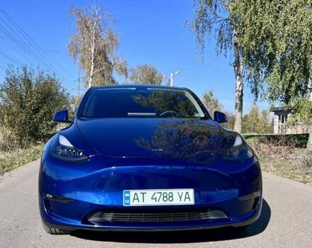 Синий Тесла Model Y, объемом двигателя 0 л и пробегом 42 тыс. км за 25400 $, фото 7 на Automoto.ua