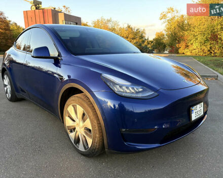 Синий Тесла Model Y, объемом двигателя 0 л и пробегом 42 тыс. км за 24500 $, фото 2 на Automoto.ua
