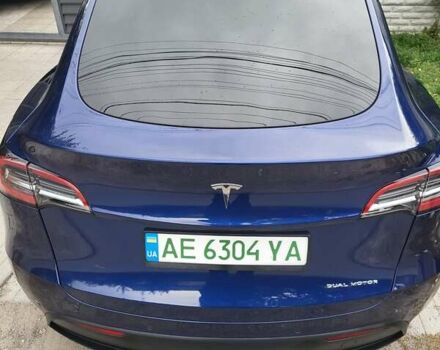 Синий Тесла Model Y, объемом двигателя 0 л и пробегом 63 тыс. км за 26500 $, фото 5 на Automoto.ua