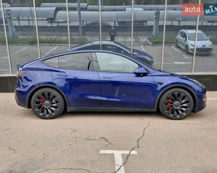 Тесла Model Y 2022 в Киеве на Automoto.ua Синий Тесла Model Y, объемом двигателя 0 л и пробегом 25 тыс. км за 31900 $, фото 5 на Automoto.ua