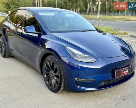 Синій Тесла Model Y, об'ємом двигуна 0 л та пробігом 58 тис. км за 27800 $, фото 44 на Automoto.ua
