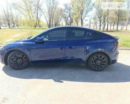 Синій Тесла Model Y, об'ємом двигуна 0 л та пробігом 22 тис. км за 35900 $, фото 4 на Automoto.ua
