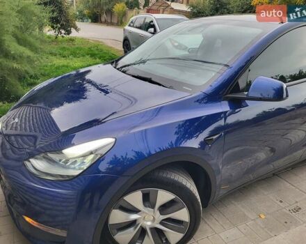 Синий Тесла Model Y, объемом двигателя 0 л и пробегом 63 тыс. км за 26500 $, фото 7 на Automoto.ua