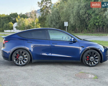 Синий Тесла Model Y, объемом двигателя 0 л и пробегом 61 тыс. км за 23800 $, фото 7 на Automoto.ua