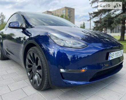 Синій Тесла Model Y, об'ємом двигуна 0 л та пробігом 45 тис. км за 35000 $, фото 9 на Automoto.ua