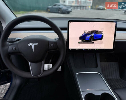 Синий Тесла Model Y, объемом двигателя 0 л и пробегом 38 тыс. км за 28900 $, фото 10 на Automoto.ua