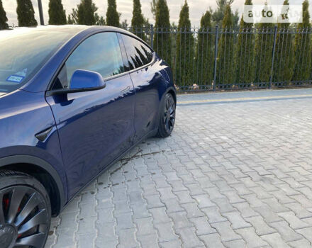 Синий Тесла Model Y, объемом двигателя 0 л и пробегом 12 тыс. км за 38499 $, фото 3 на Automoto.ua