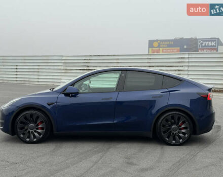 Синий Тесла Model Y, объемом двигателя 0 л и пробегом 66 тыс. км за 24100 $, фото 3 на Automoto.ua
