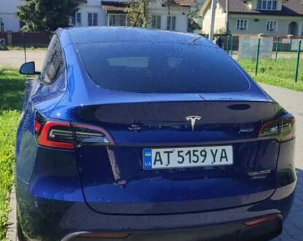 Синий Тесла Model Y, объемом двигателя 0 л и пробегом 54 тыс. км за 29900 $, фото 18 на Automoto.ua