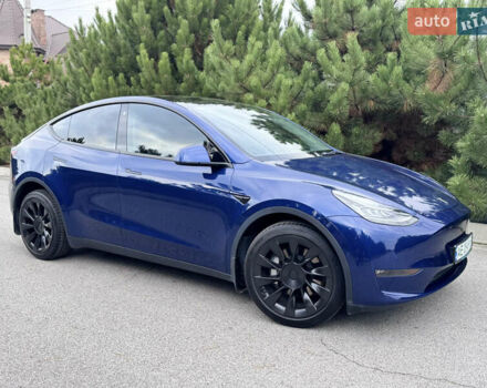 Синий Тесла Model Y, объемом двигателя 0 л и пробегом 52 тыс. км за 30900 $, фото 36 на Automoto.ua