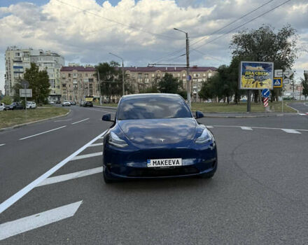Синій Тесла Model Y, об'ємом двигуна 0 л та пробігом 75 тис. км за 25500 $, фото 3 на Automoto.ua