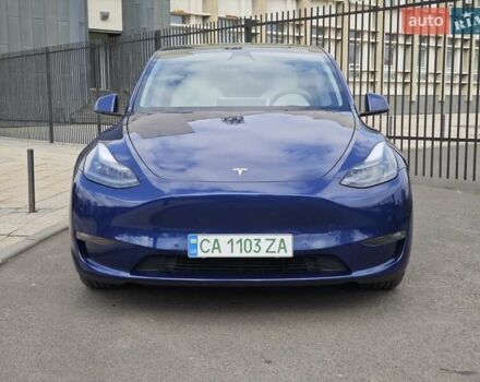 Синий Тесла Model Y, объемом двигателя 0 л и пробегом 38 тыс. км за 29300 $, фото 2 на Automoto.ua