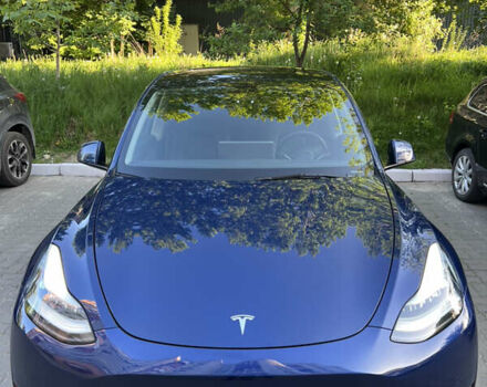 Синий Тесла Model Y, объемом двигателя 0 л и пробегом 24 тыс. км за 35500 $, фото 1 на Automoto.ua