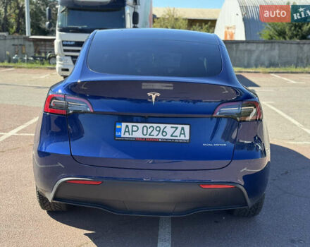 Синий Тесла Model Y, объемом двигателя 0 л и пробегом 27 тыс. км за 24000 $, фото 2 на Automoto.ua