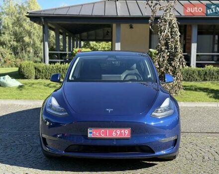 Синий Тесла Model Y, объемом двигателя 0 л и пробегом 80 тыс. км за 25300 $, фото 9 на Automoto.ua