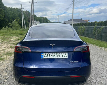 Синій Тесла Model Y, об'ємом двигуна 0 л та пробігом 91 тис. км за 23200 $, фото 5 на Automoto.ua
