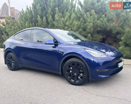 Синий Тесла Model Y, объемом двигателя 0 л и пробегом 52 тыс. км за 30900 $, фото 45 на Automoto.ua