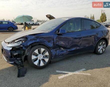 Синий Тесла Model Y, объемом двигателя 0 л и пробегом 52 тыс. км за 24990 $, фото 1 на Automoto.ua
