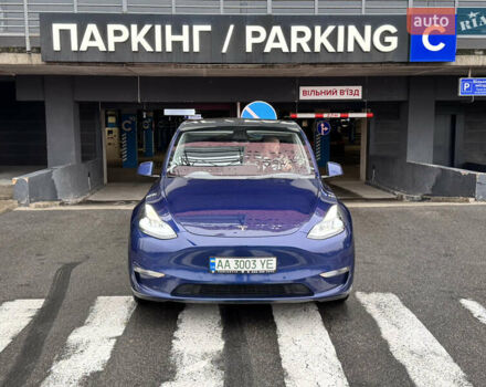 Синий Тесла Model Y, объемом двигателя 0 л и пробегом 104 тыс. км за 22900 $, фото 7 на Automoto.ua