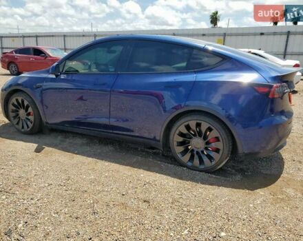 Синий Тесла Model Y, объемом двигателя 0 л и пробегом 81 тыс. км за 10500 $, фото 1 на Automoto.ua