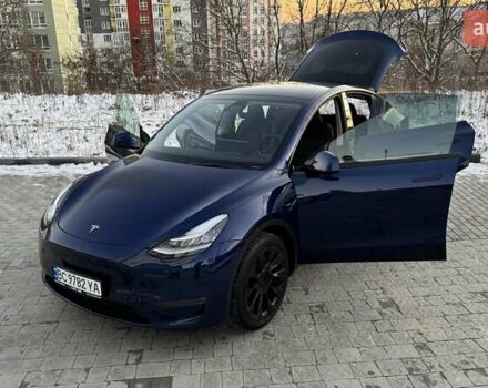 Синий Тесла Model Y, объемом двигателя 0 л и пробегом 15 тыс. км за 31500 $, фото 14 на Automoto.ua