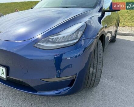 Синий Тесла Model Y, объемом двигателя 0 л и пробегом 40 тыс. км за 26999 $, фото 9 на Automoto.ua