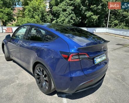 Синий Тесла Model Y, объемом двигателя 0 л и пробегом 15 тыс. км за 33000 $, фото 11 на Automoto.ua
