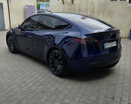 Синій Тесла Model Y, об'ємом двигуна 0 л та пробігом 9 тис. км за 35000 $, фото 1 на Automoto.ua