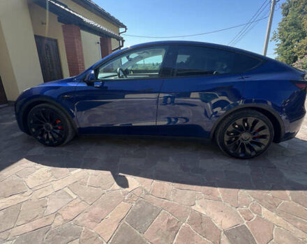 Синий Тесла Model Y, объемом двигателя 0 л и пробегом 37 тыс. км за 31000 $, фото 8 на Automoto.ua