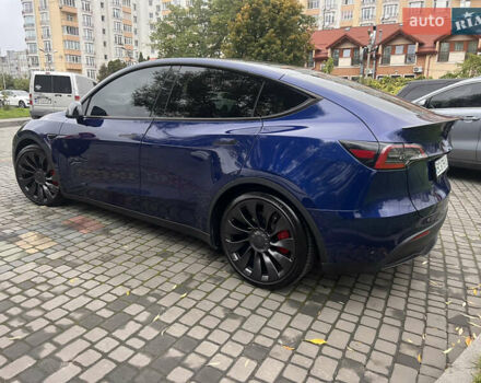 Синій Тесла Model Y, об'ємом двигуна 0 л та пробігом 40 тис. км за 38500 $, фото 6 на Automoto.ua