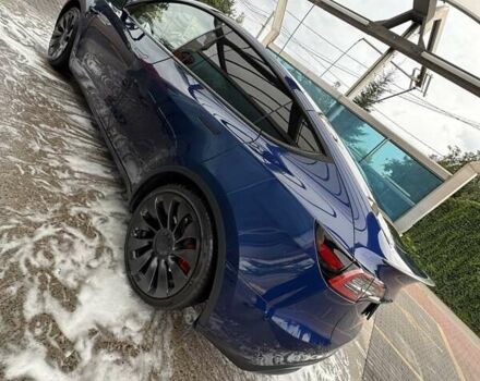 Синий Тесла Model Y, объемом двигателя 0 л и пробегом 37 тыс. км за 26700 $, фото 10 на Automoto.ua