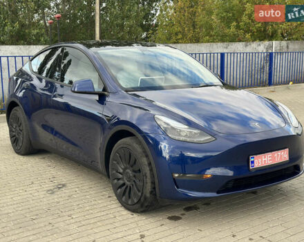 Тесла Model Y 2023 в Ковель на Automoto.ua Синий Тесла Model Y, объемом двигателя 0 л и пробегом 13 тыс. км за 29700 $, фото 6 на Automoto.ua
