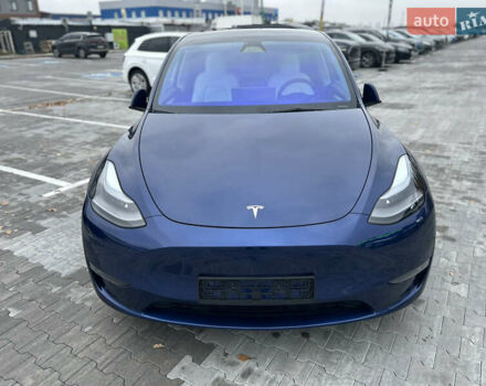 Синий Тесла Model Y, объемом двигателя 0 л и пробегом 48 тыс. км за 31600 $, фото 10 на Automoto.ua