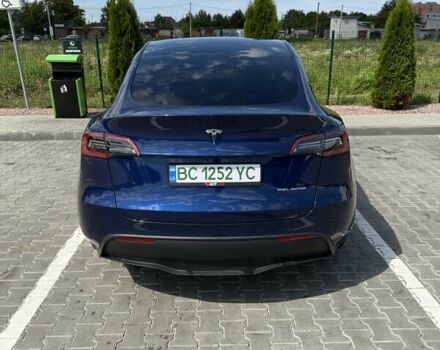 Синий Тесла Model Y, объемом двигателя 0 л и пробегом 13 тыс. км за 28500 $, фото 4 на Automoto.ua