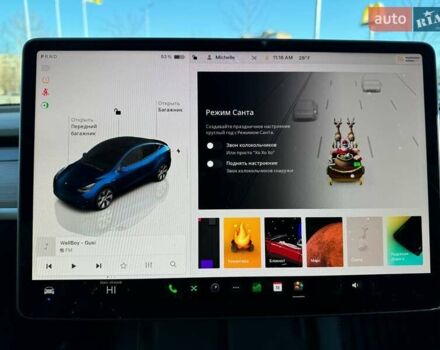Синий Тесла Model Y, объемом двигателя 0 л и пробегом 48 тыс. км за 32990 $, фото 23 на Automoto.ua