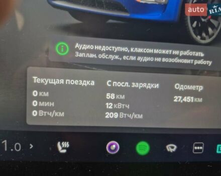 Тесла Model Y 2023 в Самборе на Automoto.ua Синий Тесла Model Y, объемом двигателя 0 л и пробегом 27 тыс. км за 25500 $, фото 13 на Automoto.ua