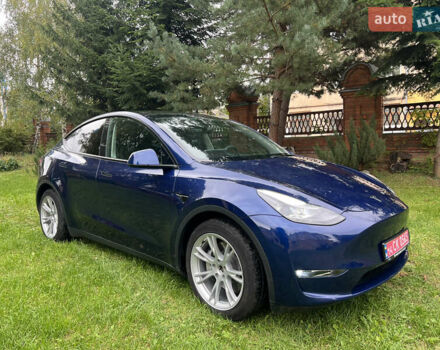 Синий Тесла Model Y, объемом двигателя 0 л и пробегом 37 тыс. км за 27270 $, фото 8 на Automoto.ua