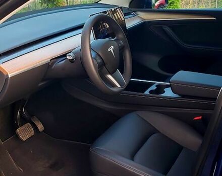 Синий Тесла Model Y, объемом двигателя 0.39 л и пробегом 1000 тыс. км за 32000 $, фото 3 на Automoto.ua