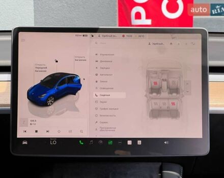 Синий Тесла Model Y, объемом двигателя 0 л и пробегом 40 тыс. км за 29300 $, фото 18 на Automoto.ua