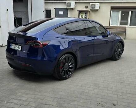 Синий Тесла Model Y, объемом двигателя 0 л и пробегом 9 тыс. км за 35000 $, фото 8 на Automoto.ua