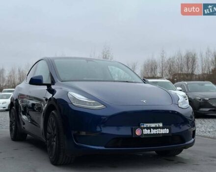 Синий Тесла Model Y, объемом двигателя 0 л и пробегом 10 тыс. км за 30494 $, фото 11 на Automoto.ua