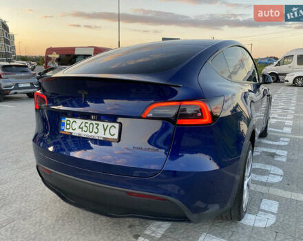 Синий Тесла Model Y, объемом двигателя 0 л и пробегом 15 тыс. км за 28200 $, фото 5 на Automoto.ua