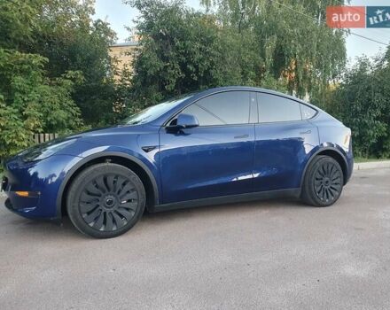 Синий Тесла Model Y, объемом двигателя 0 л и пробегом 31 тыс. км за 28000 $, фото 3 на Automoto.ua