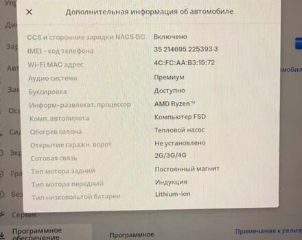Синий Тесла Model Y, объемом двигателя 0 л и пробегом 46 тыс. км за 31900 $, фото 16 на Automoto.ua