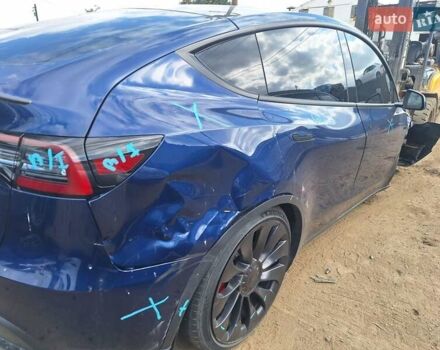 Синий Тесла Model Y, объемом двигателя 0 л и пробегом 37 тыс. км за 23000 $, фото 14 на Automoto.ua