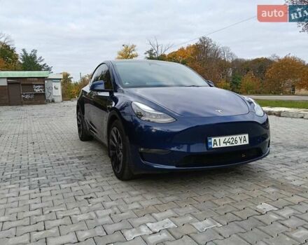 Синій Тесла Model Y, об'ємом двигуна 0 л та пробігом 57 тис. км за 27500 $, фото 1 на Automoto.ua